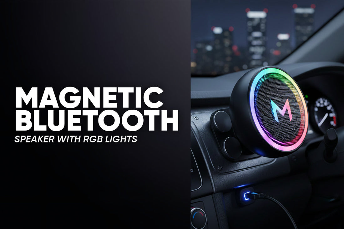 Magnetic Bluetooth Speaker Compact 5W Sound by Creckk
