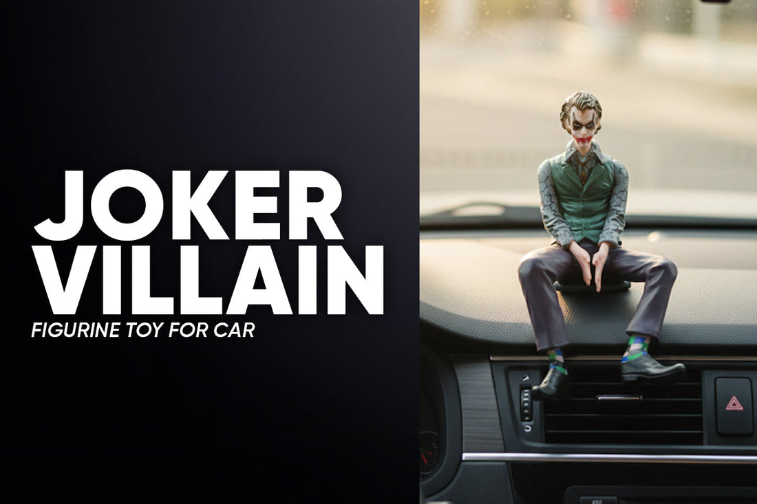 Joker Villain Figurine for Car Dashboard in India | Unique Car Interior Accessory by Creckk