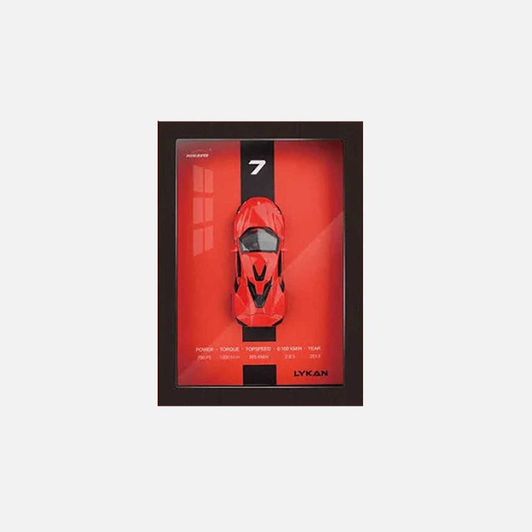 3D Car Frame Wall Art