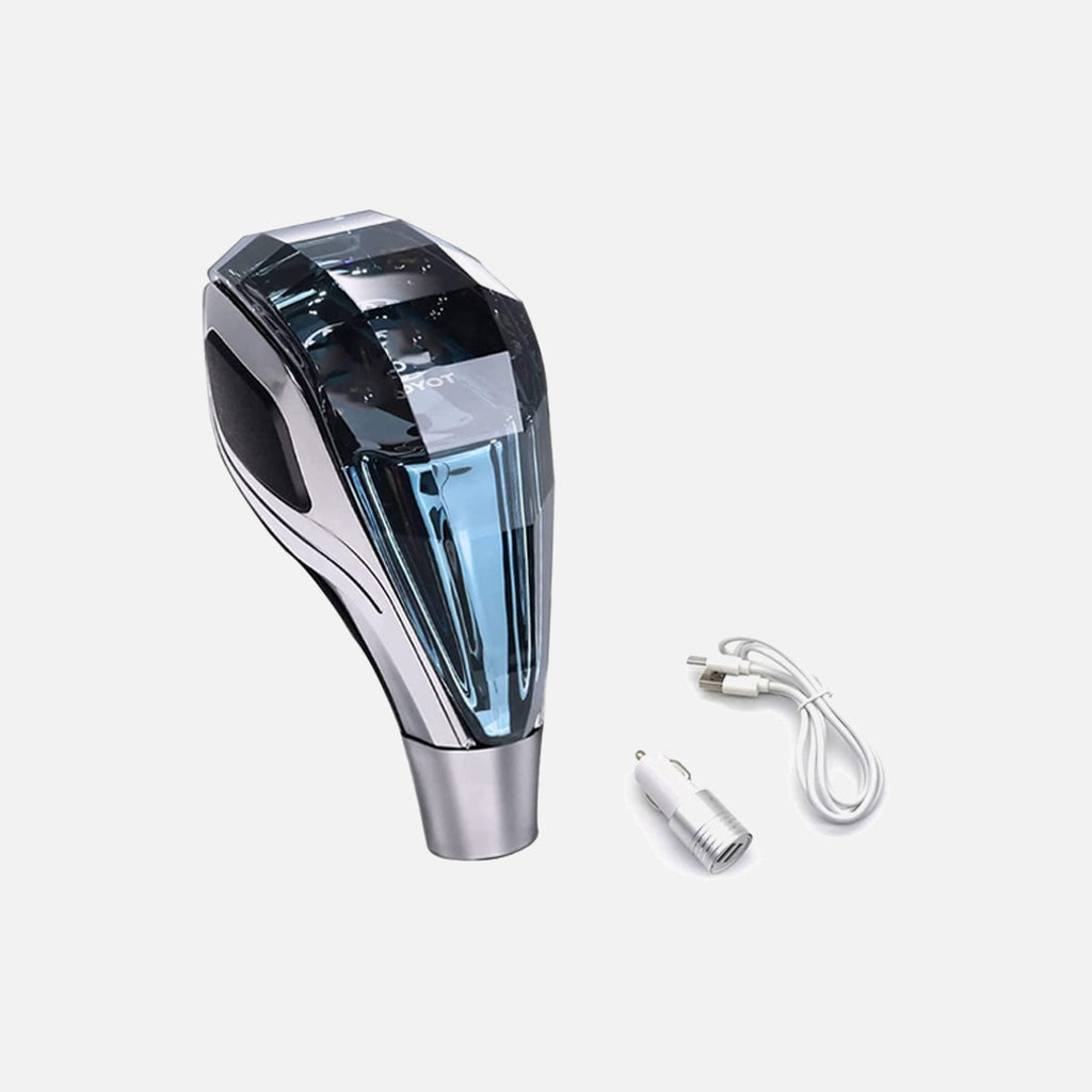 Crystal Shape Car LED Gear Knob