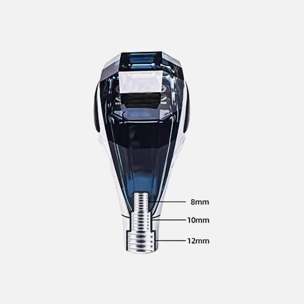 Crystal Shape Car LED Gear Knob
