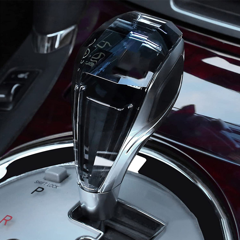 Crystal Shape Car LED Gear Knob