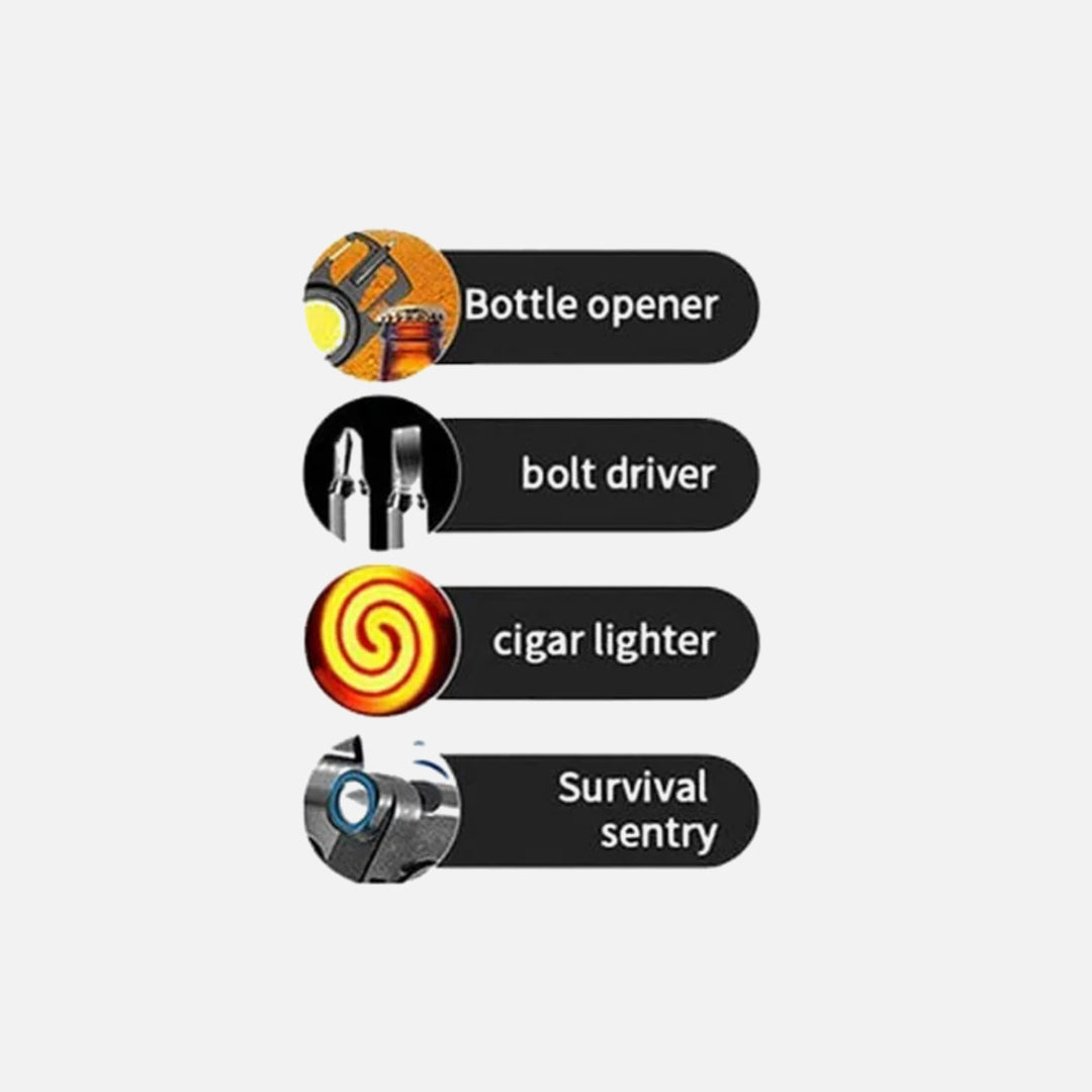 Rechargeable Keychain LED Flashlight