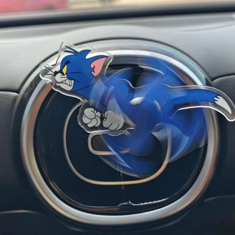 Tom Jerry Spike Car Air Vent Clip Spinner