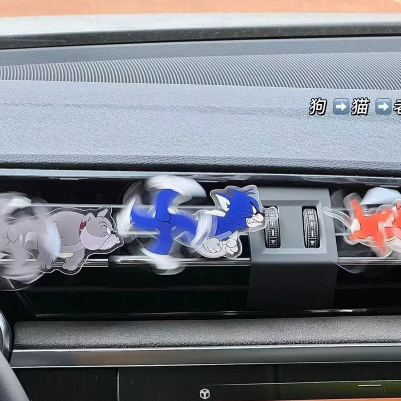 Tom Jerry Spike Car Air Vent Clip Spinner