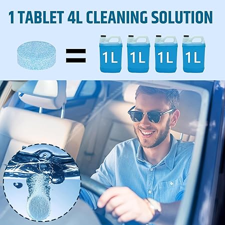 Glass Wiper Cleaning Tablets