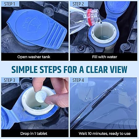 Glass Wiper Cleaning Tablets