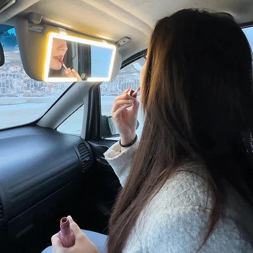 LED Car Vanity Mirror with Lights