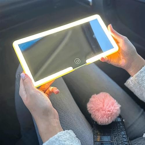 LED Car Vanity Mirror with Lights